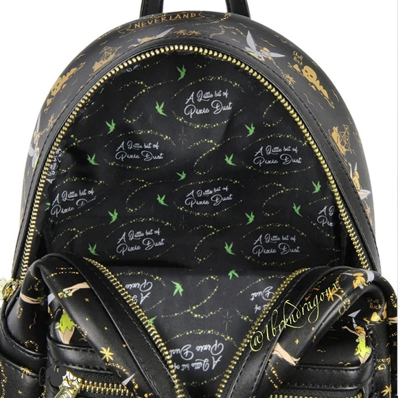 NWT Tinkerbell π§Officially Licensed Loungefly Disney Backpack Disney Tink Magic - Picture 7 of 16